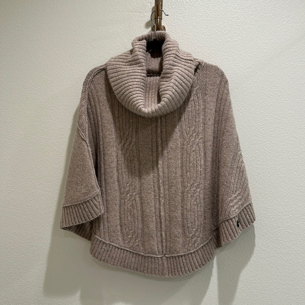All Saints poncho wool blend sweater